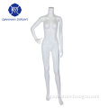 Gold sulliper white female plastic mannequin headless